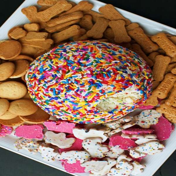 Aluat de prăjitură Cheesecake Cheeseball puzzle online din fotografie