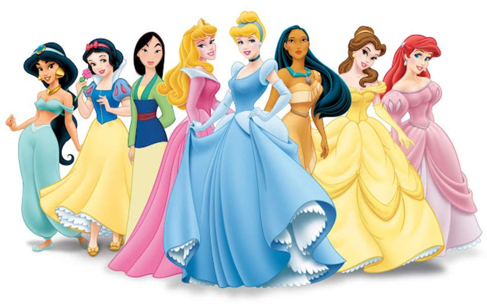 Princesses puzzle online from photo