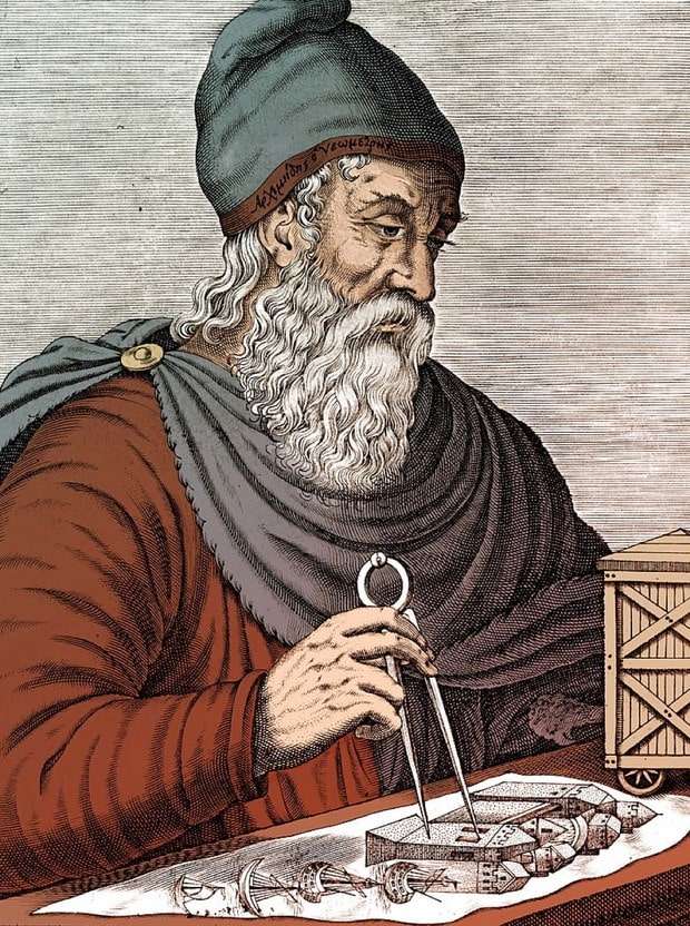 Archimedes puzzel online van foto