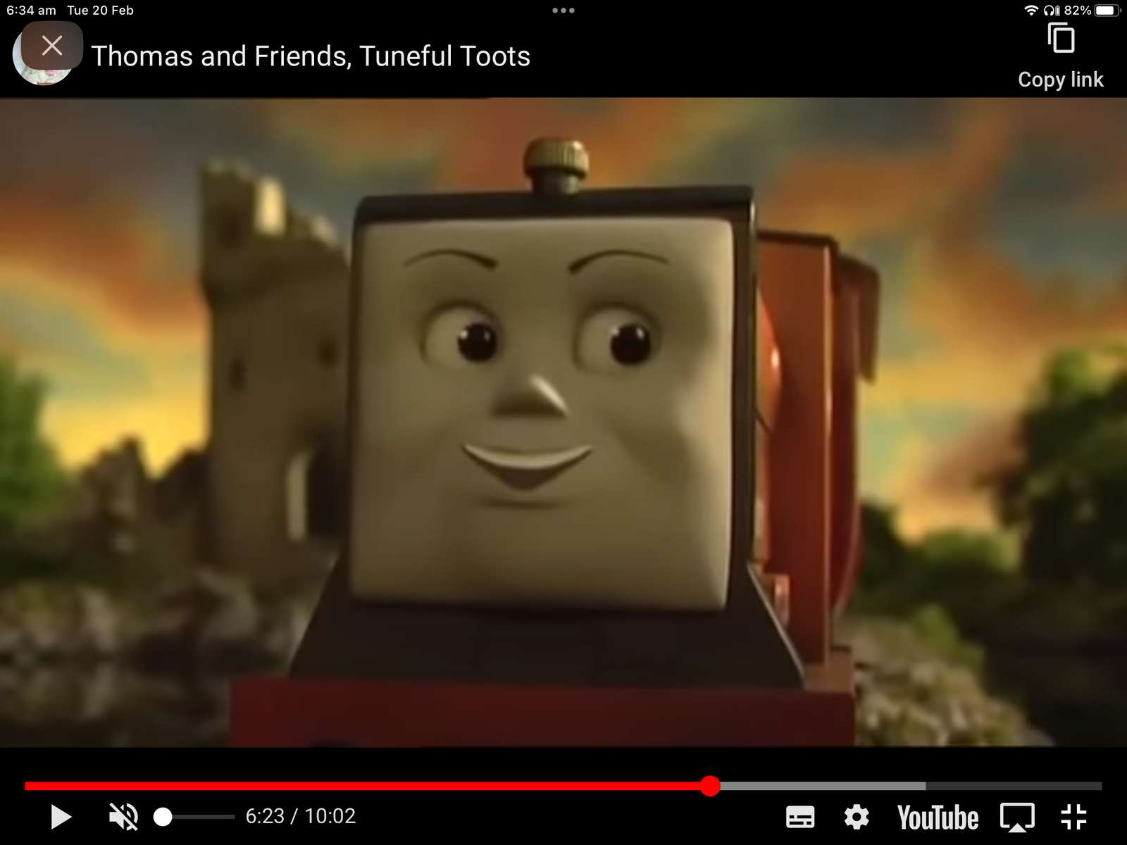 Thomas a přátelé melodické toots puzzle online z fotografie