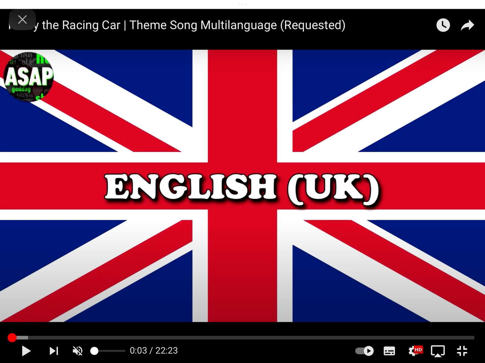 música tema roary the racing car multilíngue puzzle online