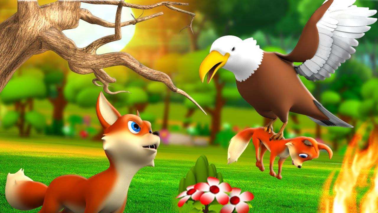 Der Adler und der Fuchs Online-Puzzle vom Foto