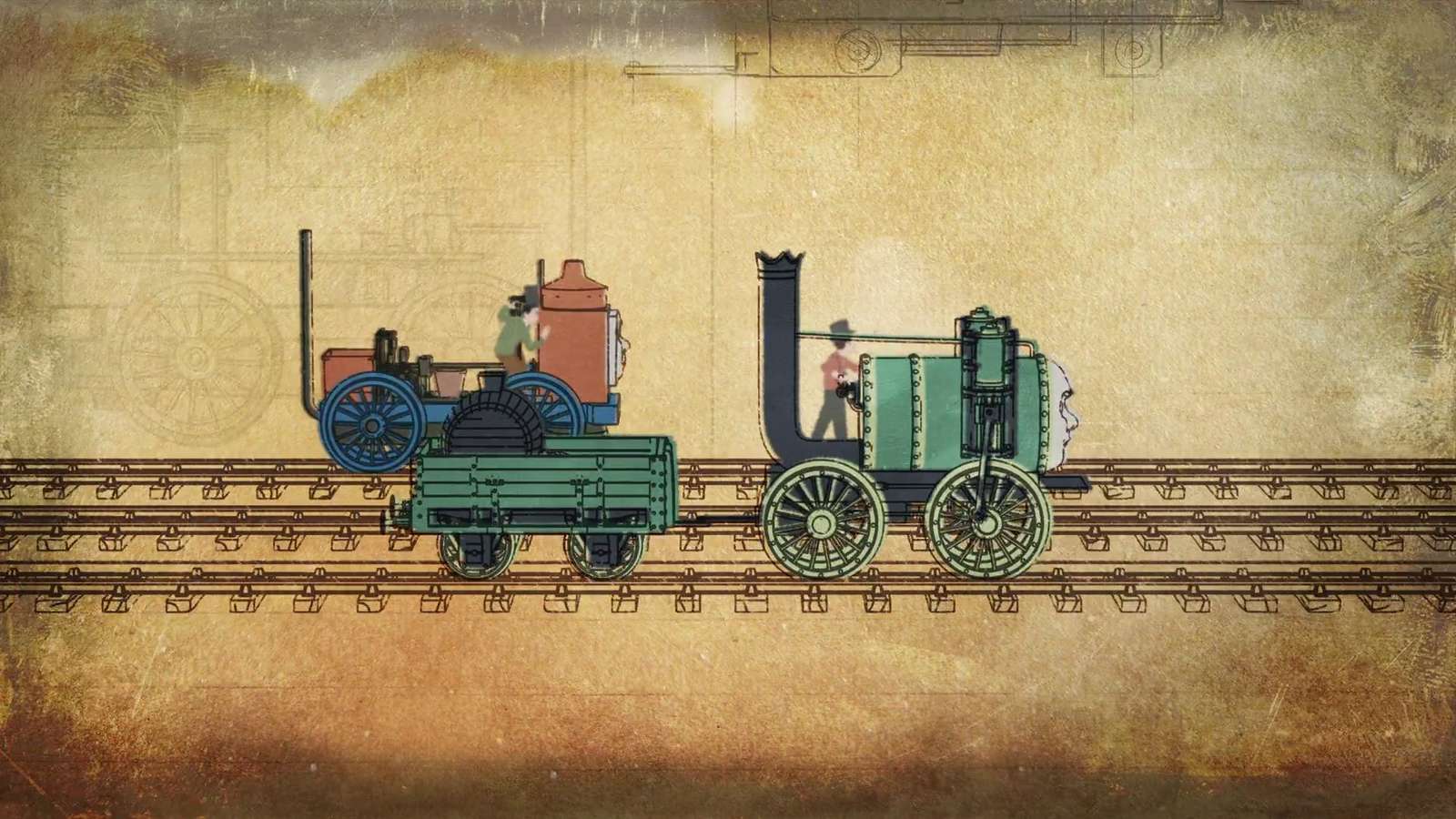Томас и друзья, король железной дороги онлайн-пазл