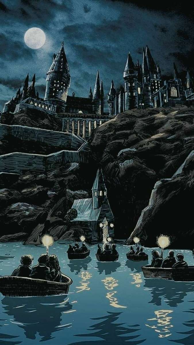 Ajung la Hogwarts puzzle online