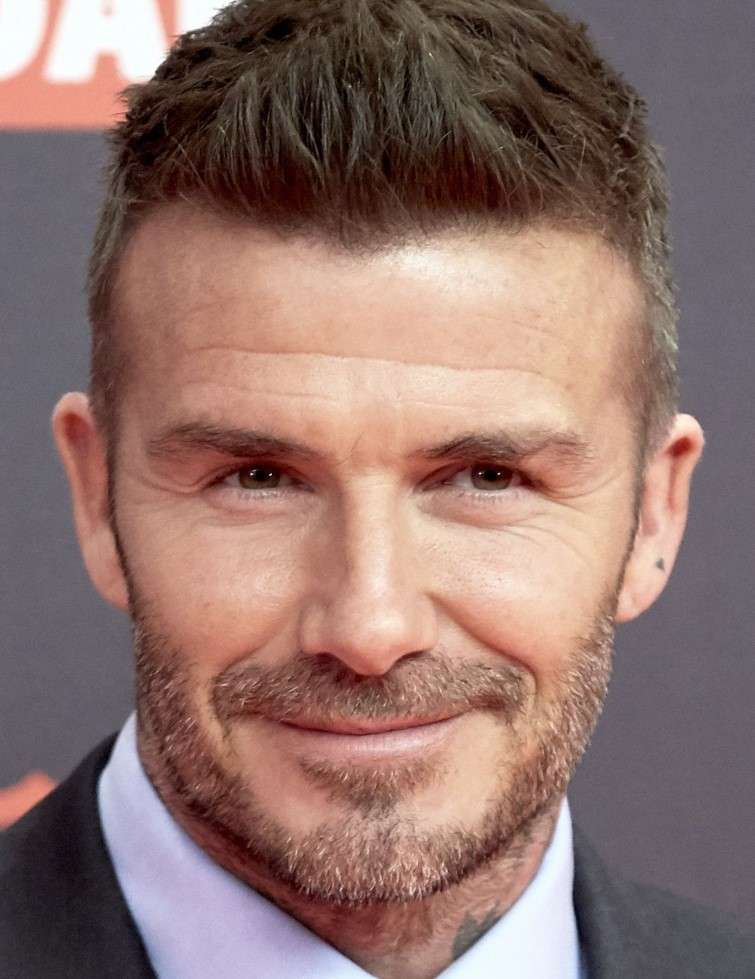 David Beckham puzzle online a partir de fotografia