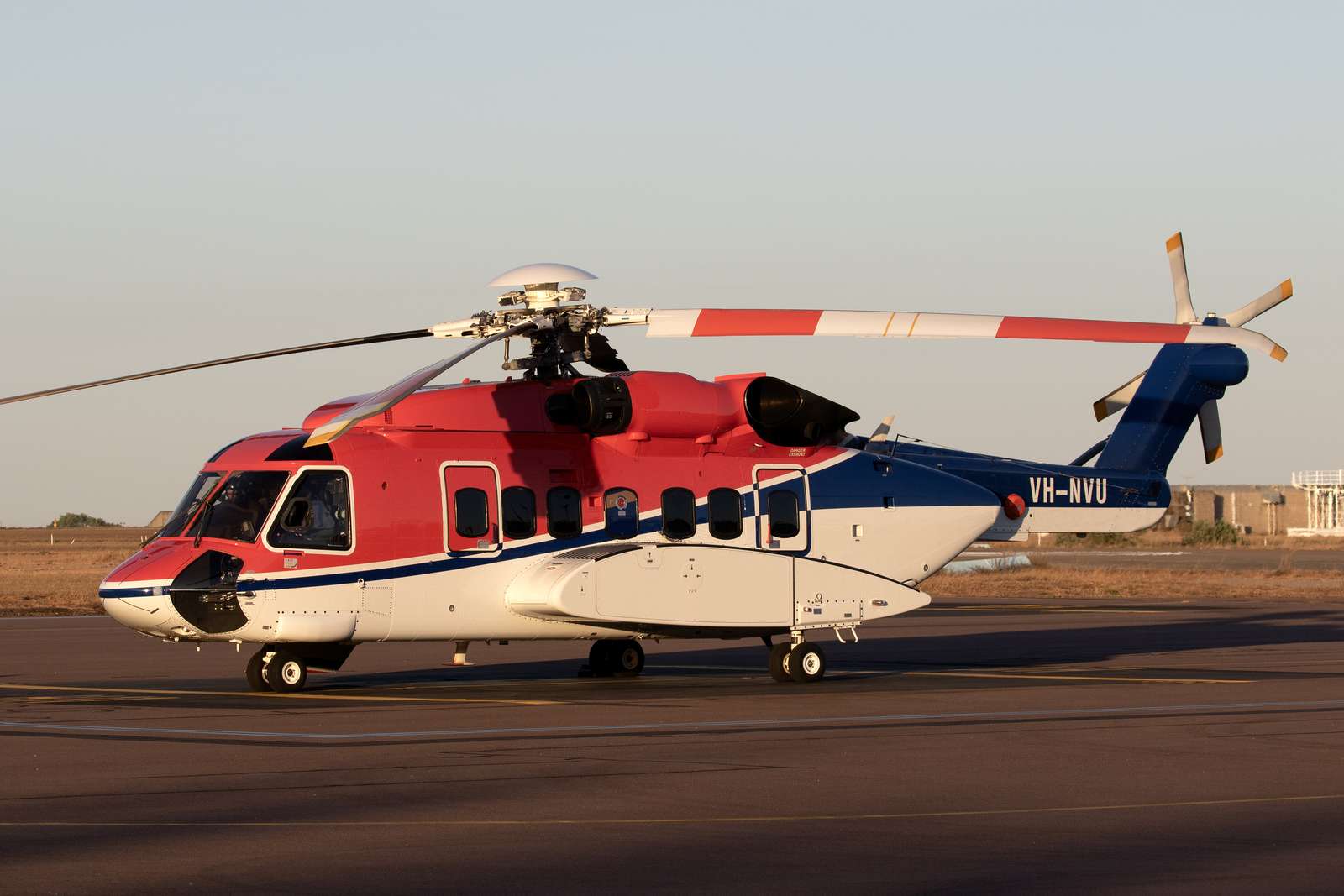 helicopter rode puzzel online van foto