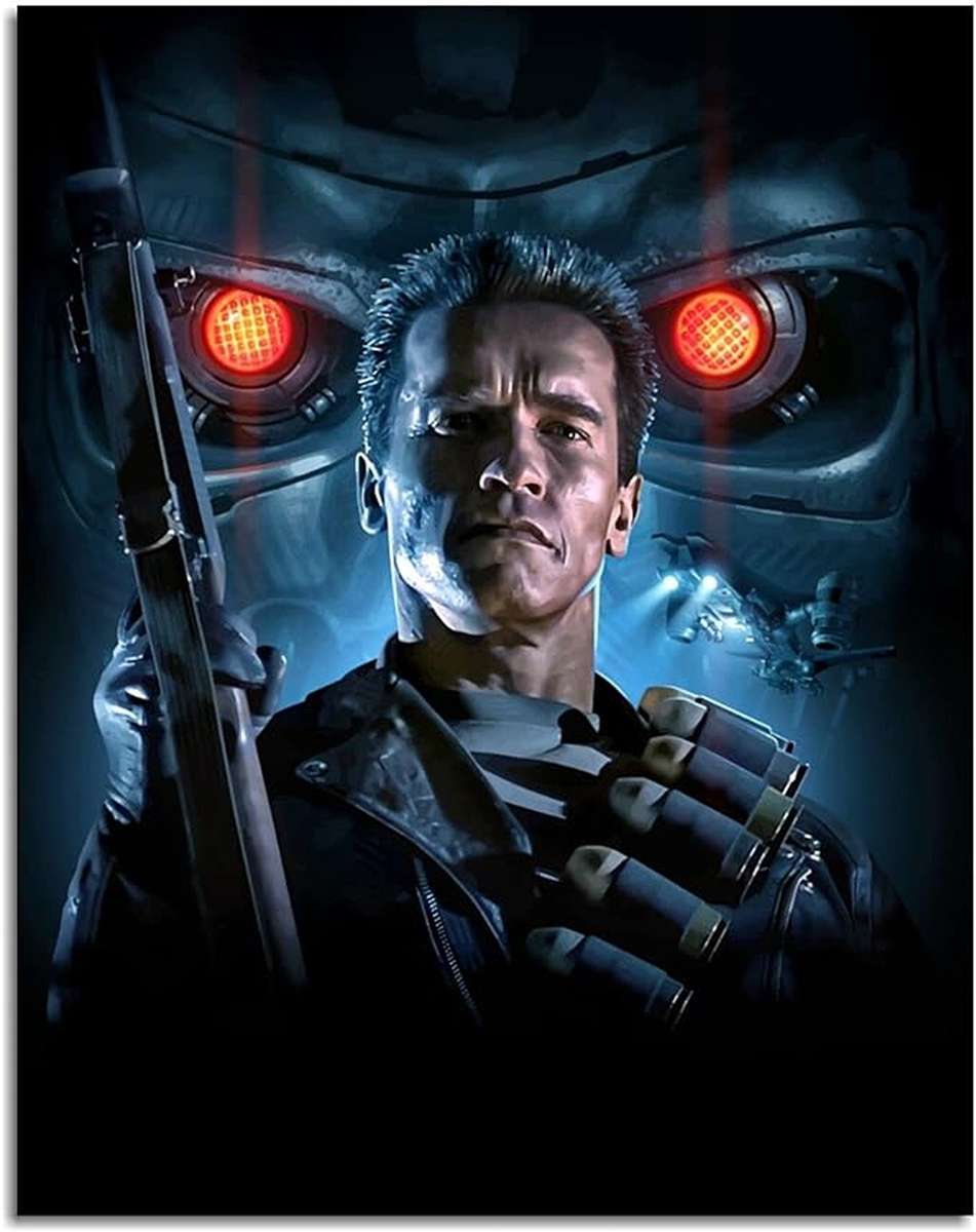 Terminator är ostoppbar. Pussel online