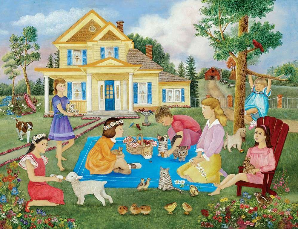 Garden Party puzzle online from photo
