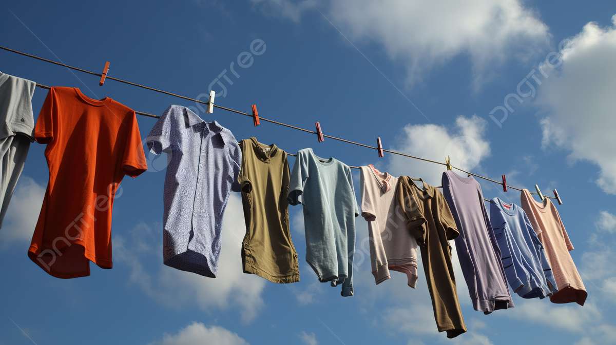 Clothes on the rope online puzzle