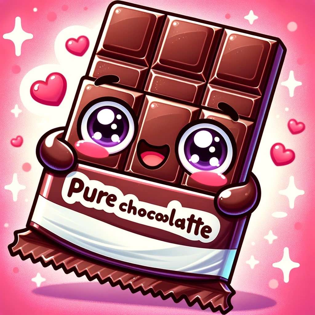 Choklad pussel online från foto