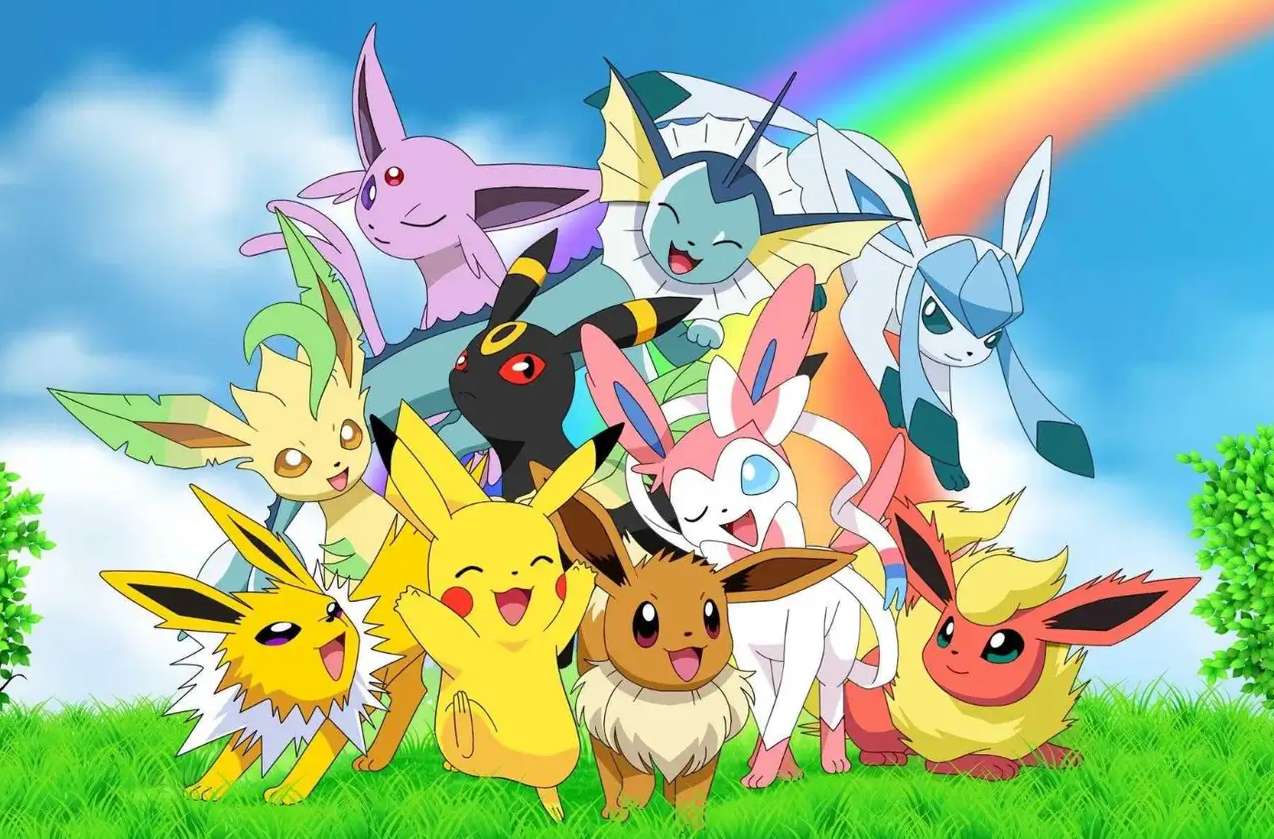 Pokemon-evolutie puzzel online van foto