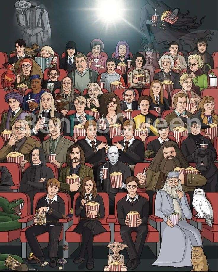 Harry Potter a moziban puzzle online fotóról