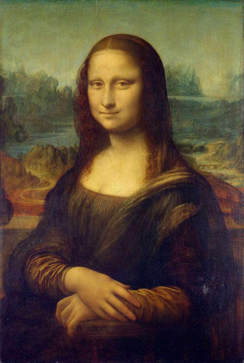 Мона Лиза онлайн пъзел