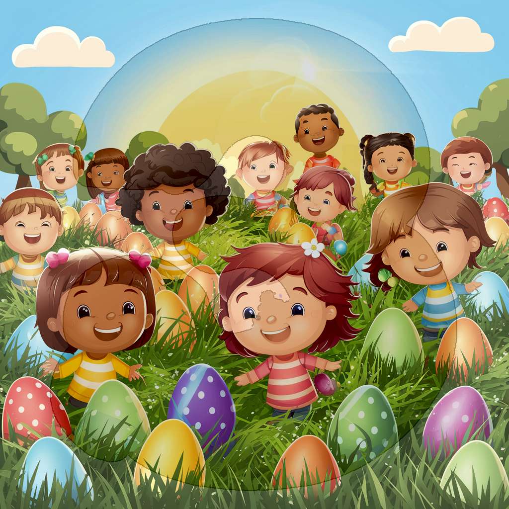 Easter hunt online puzzle
