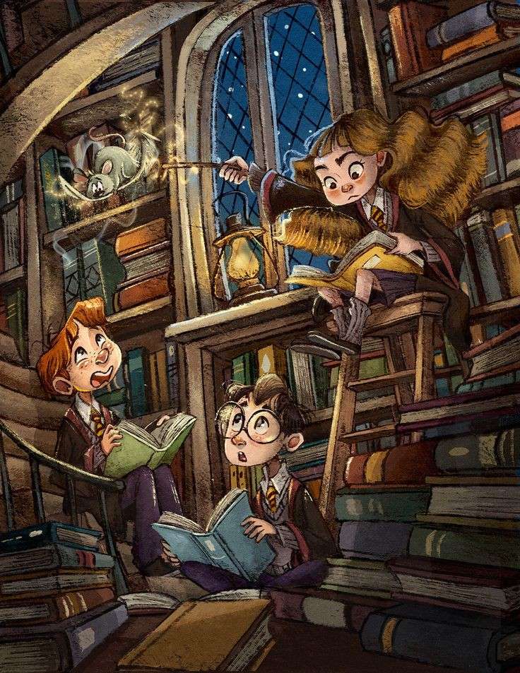 Harry Potter, i tre maghetti puzzle online da foto