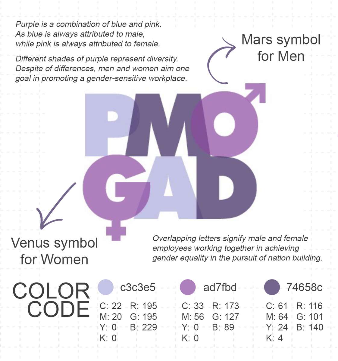 GAD logo of PMO online puzzle