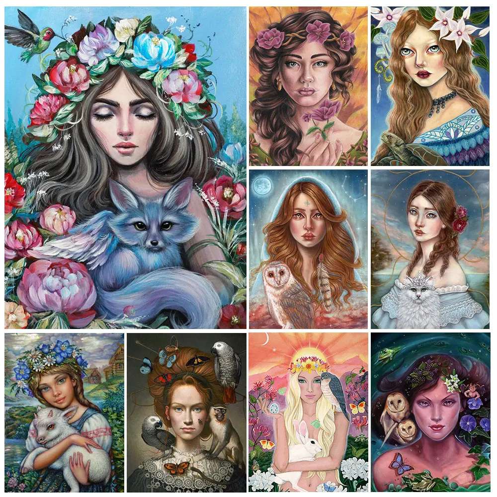 Women of Fantasy puzzle online from photo