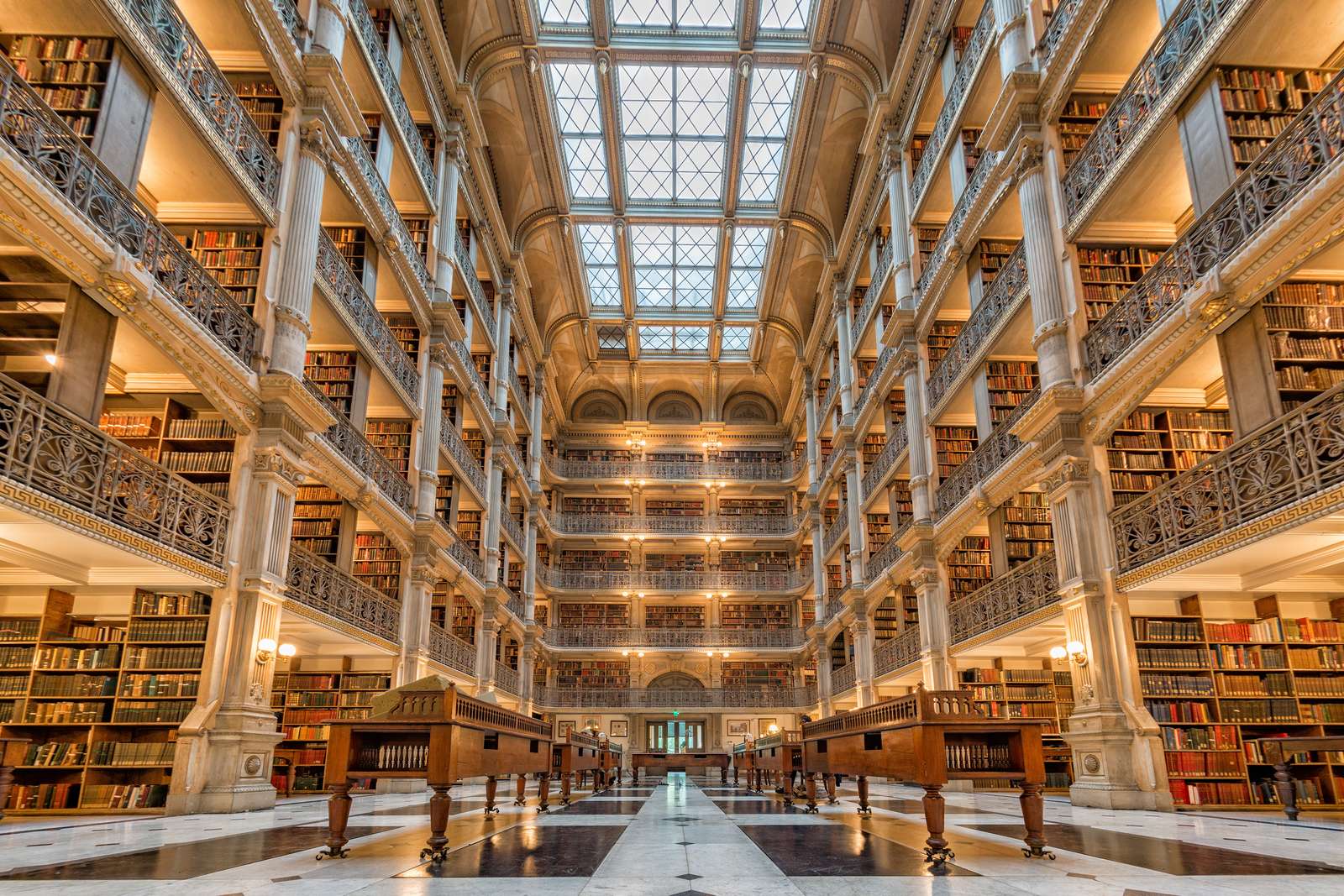 Най-красивите библиотеки в света онлайн пъзел