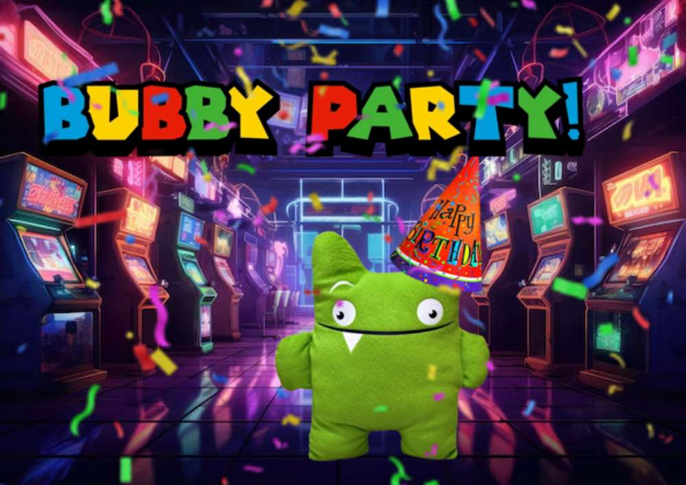 Bubby Party! pussel online från foto
