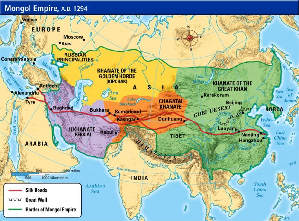 Imperio mongol rompecabezas en línea