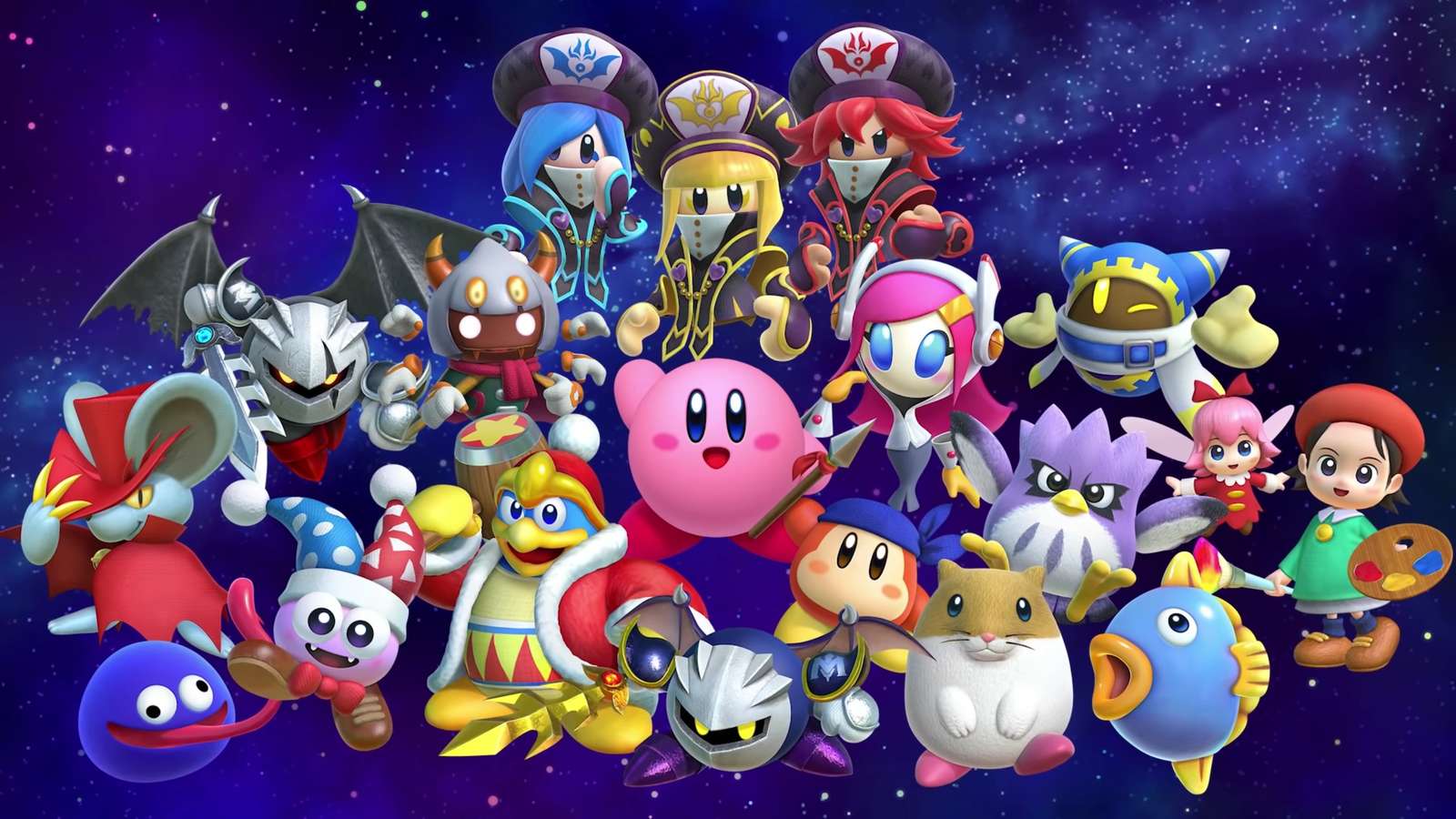 Amigos Kirby puzzle online
