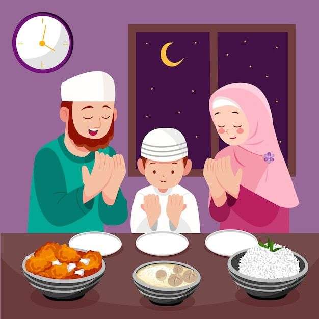 iftar Ramadhan puzzle online da foto