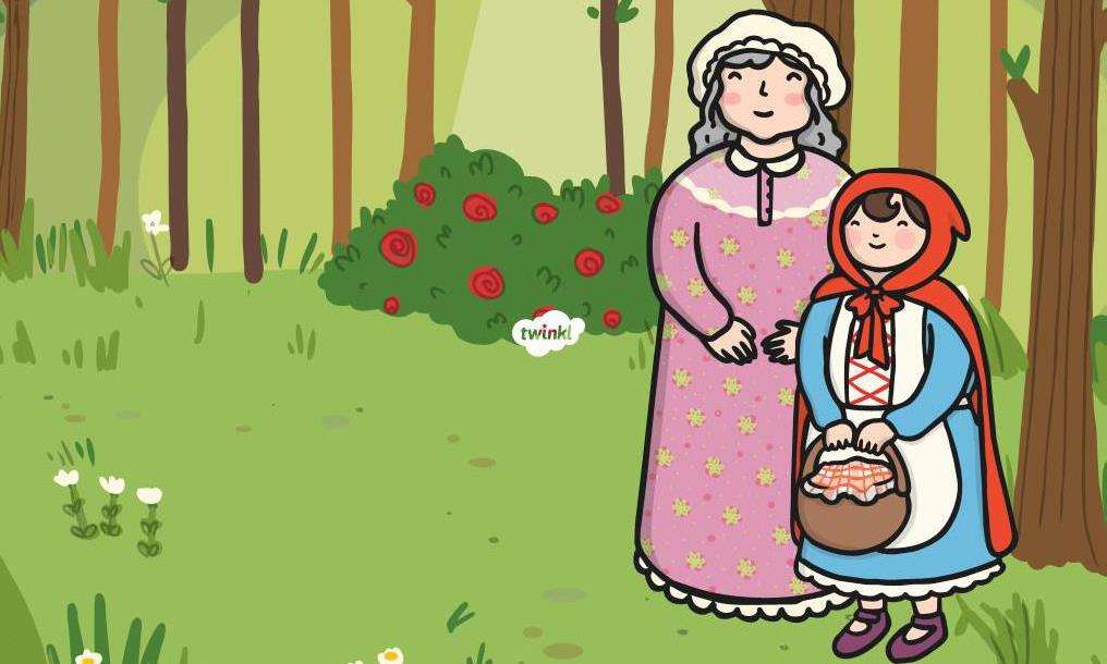 Little Red Riding Hood puzzle online from photo