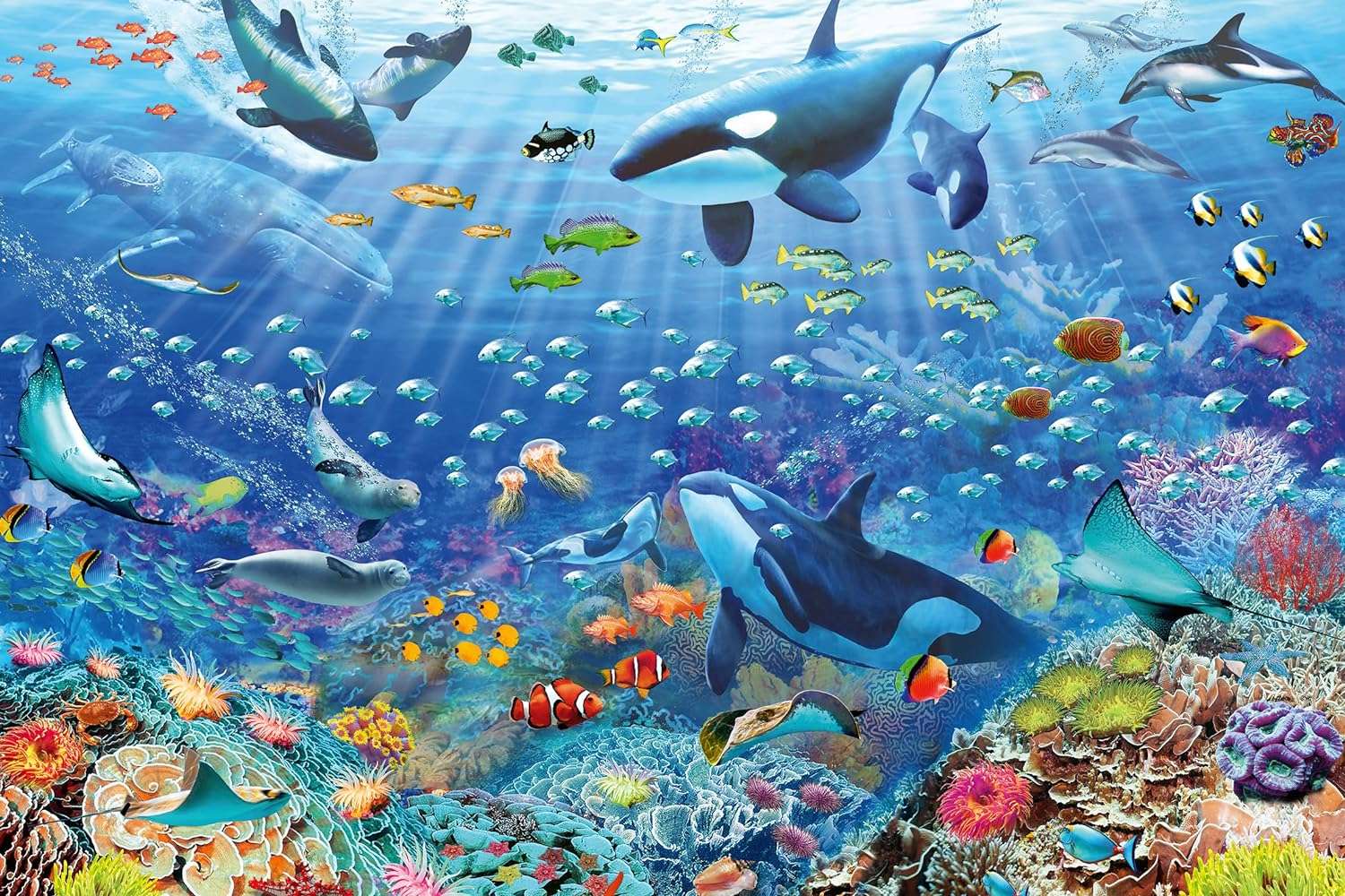 animaux de l'océan puzzle en ligne