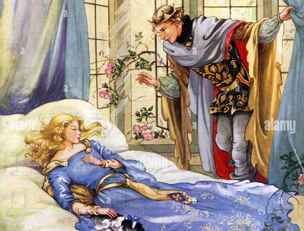 Sleeping Beauty puzzle online from photo