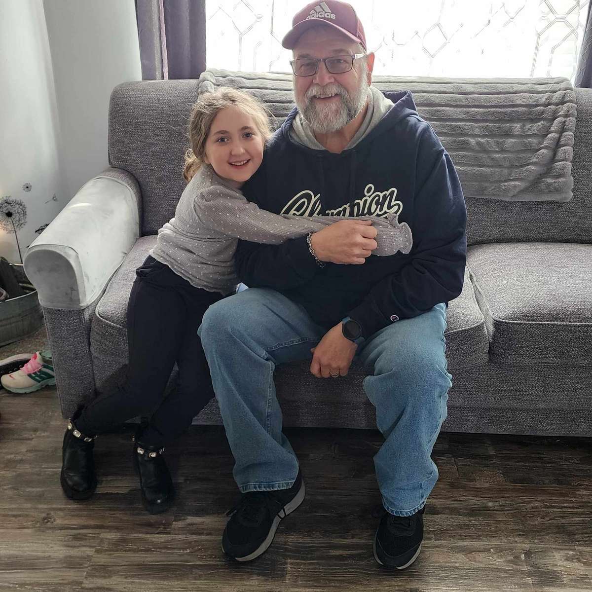 Maddie and papaw puzzle online from photo