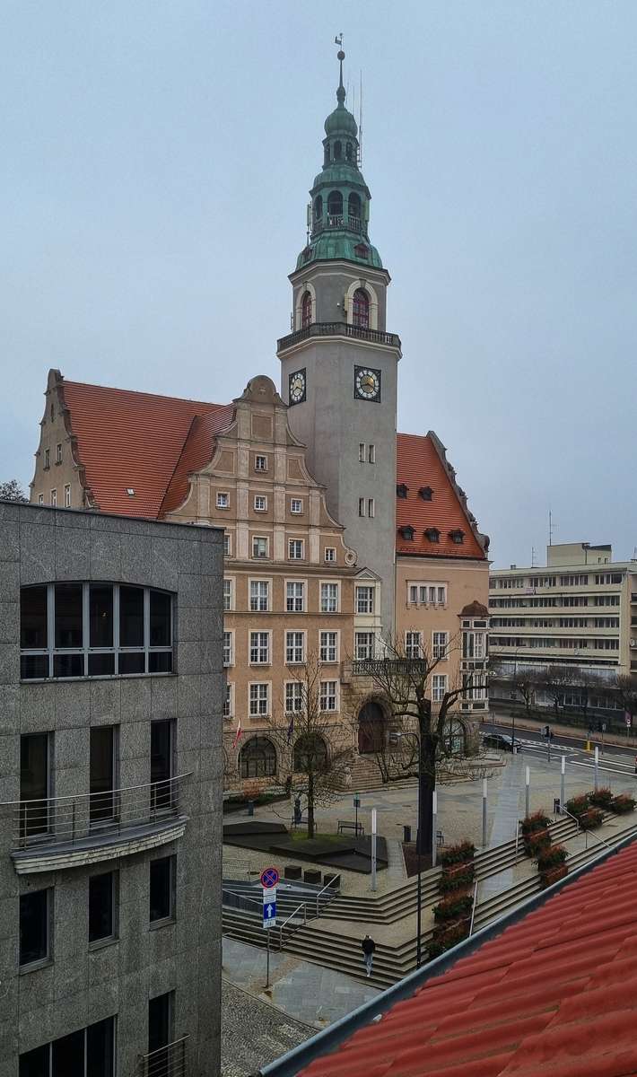 Town hall in Olsztyn online puzzle