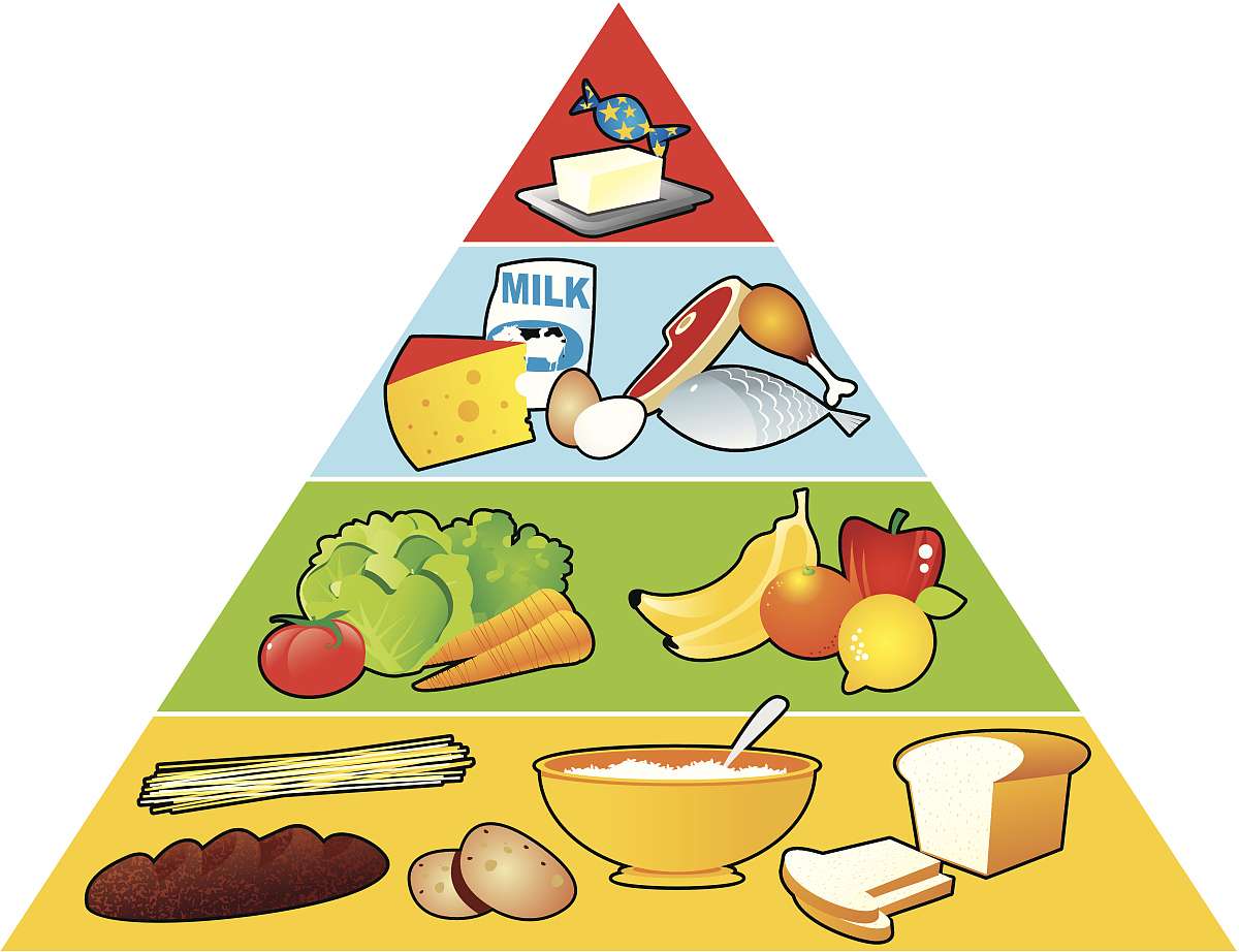 食物金字塔головоломка онлайн пазл