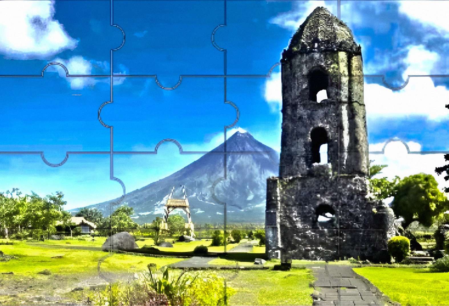 tower123 puzzle online from photo