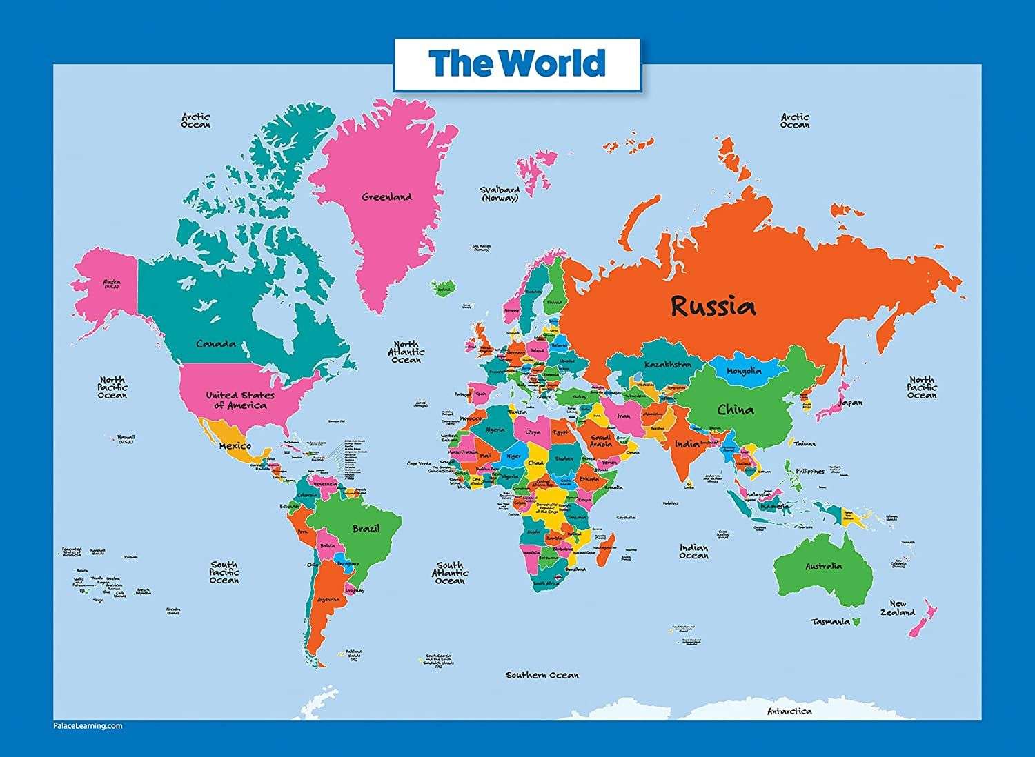 World map puzzle online from photo
