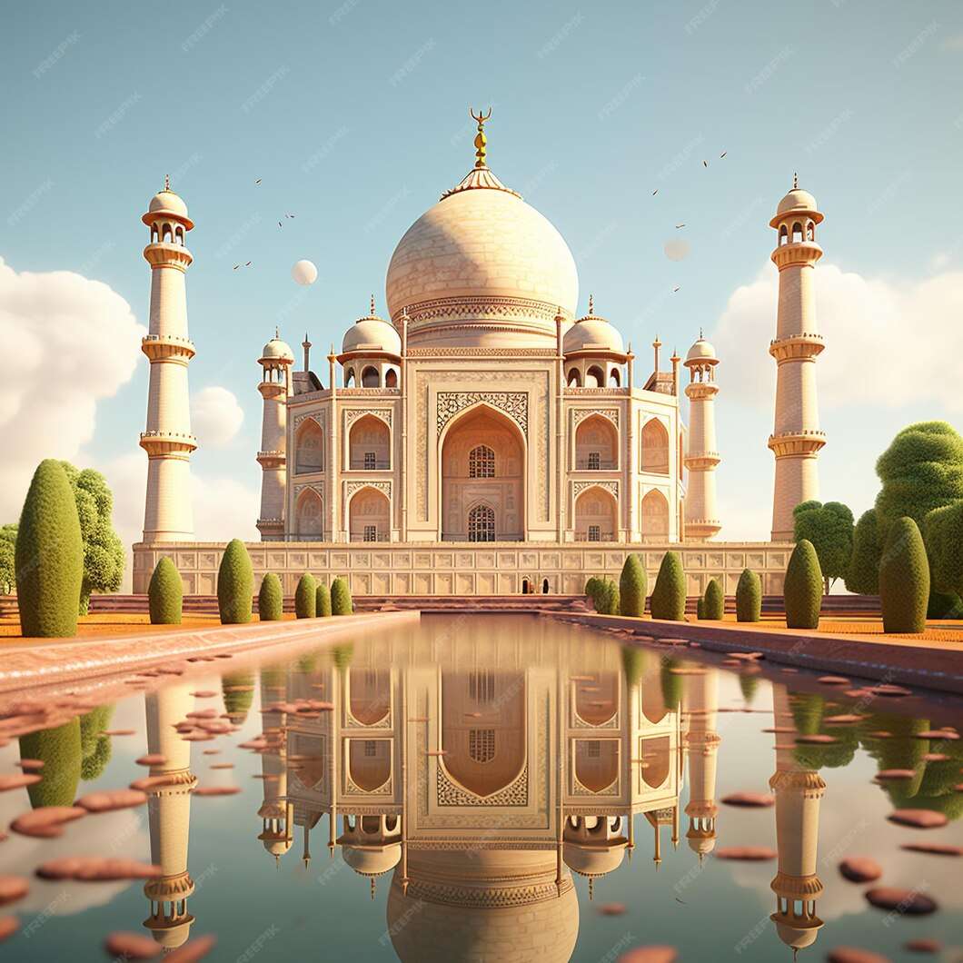 Taj Mahal rompecabezas en línea