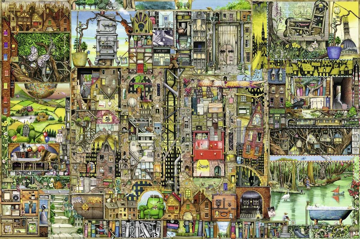 Bizarr város online puzzle