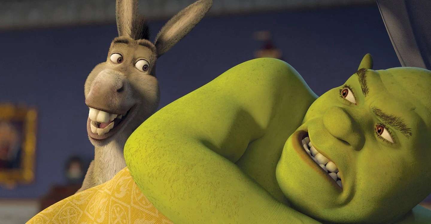 Shrek + åsna Pussel online