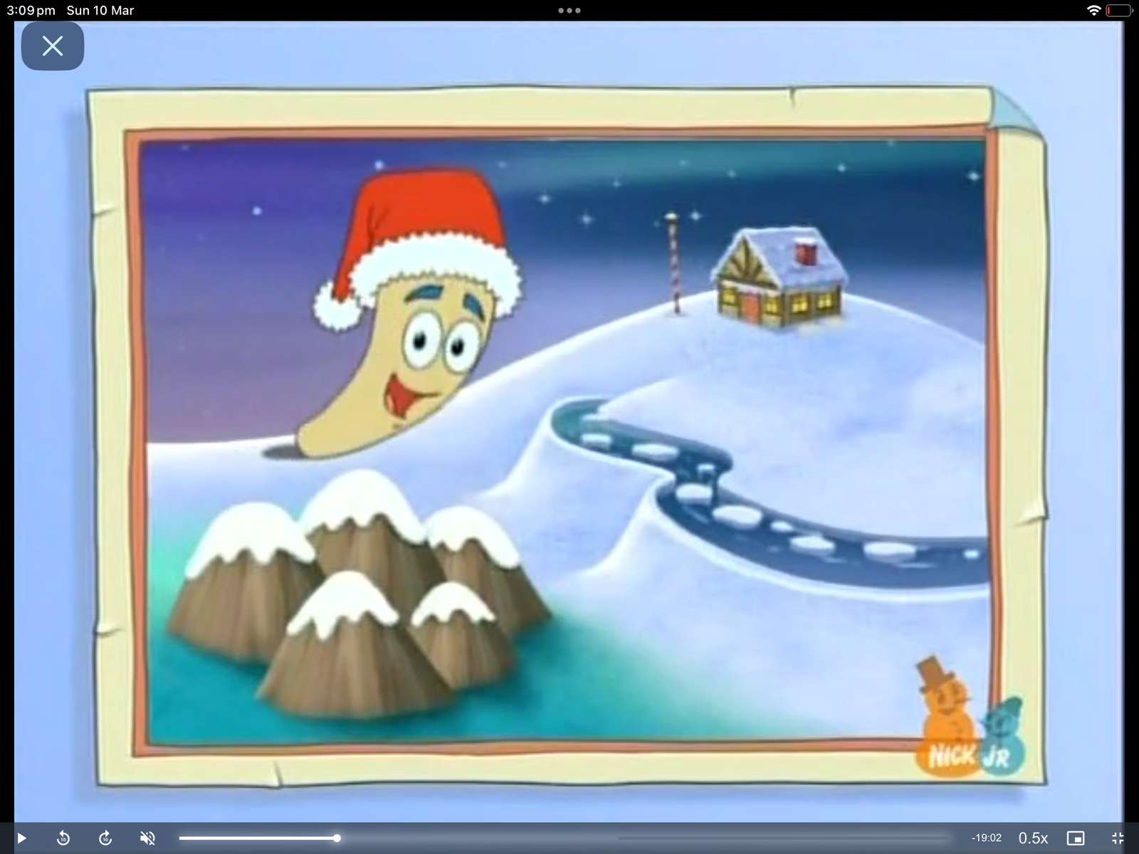 Dora l'esploratrice un regalo per Babbo Natale puzzle online da foto