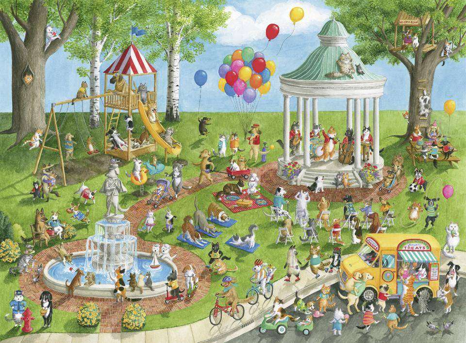 Kisállatpark napja online puzzle