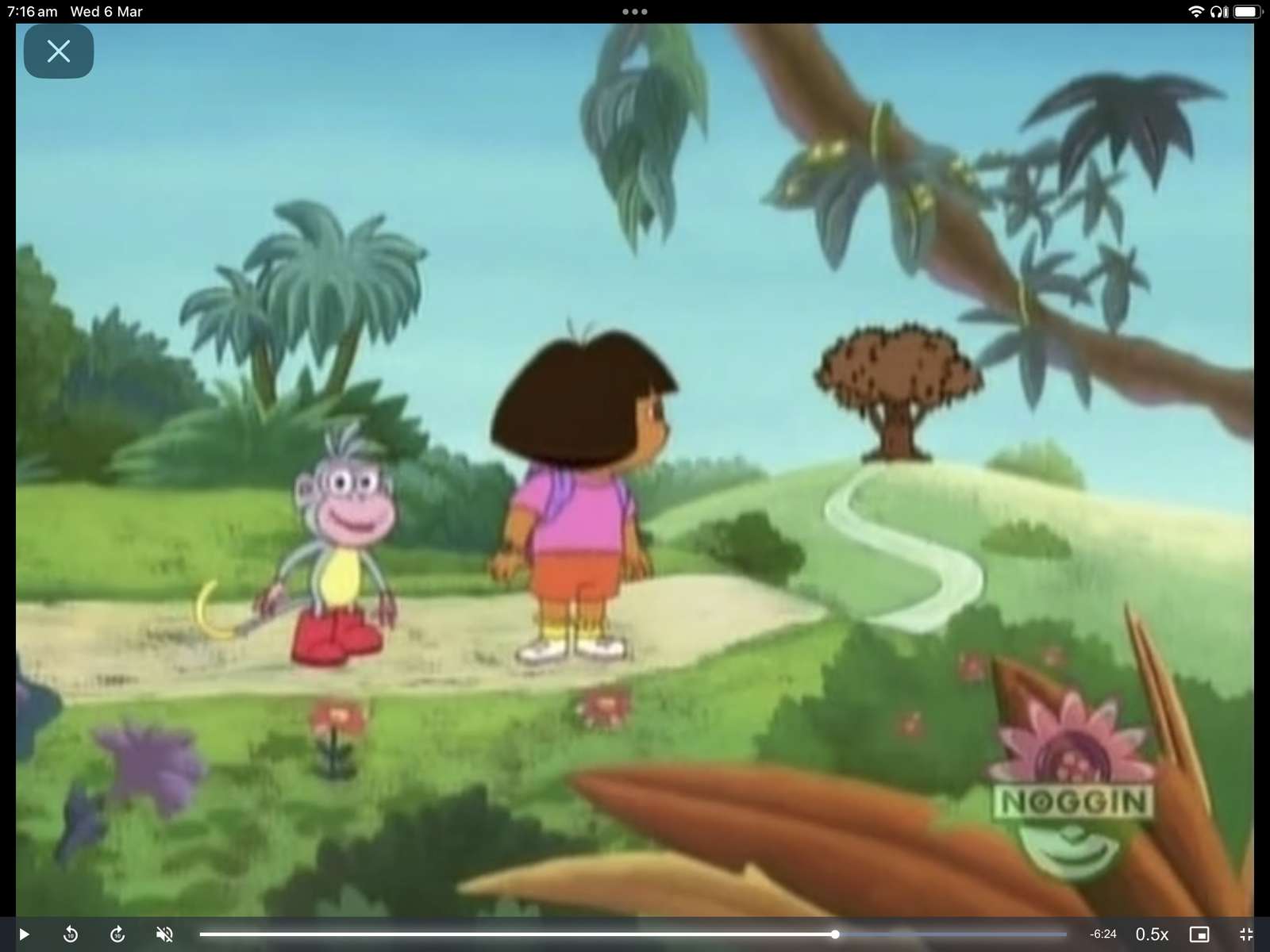 Dora průzkumník čokoládový strom online puzzle