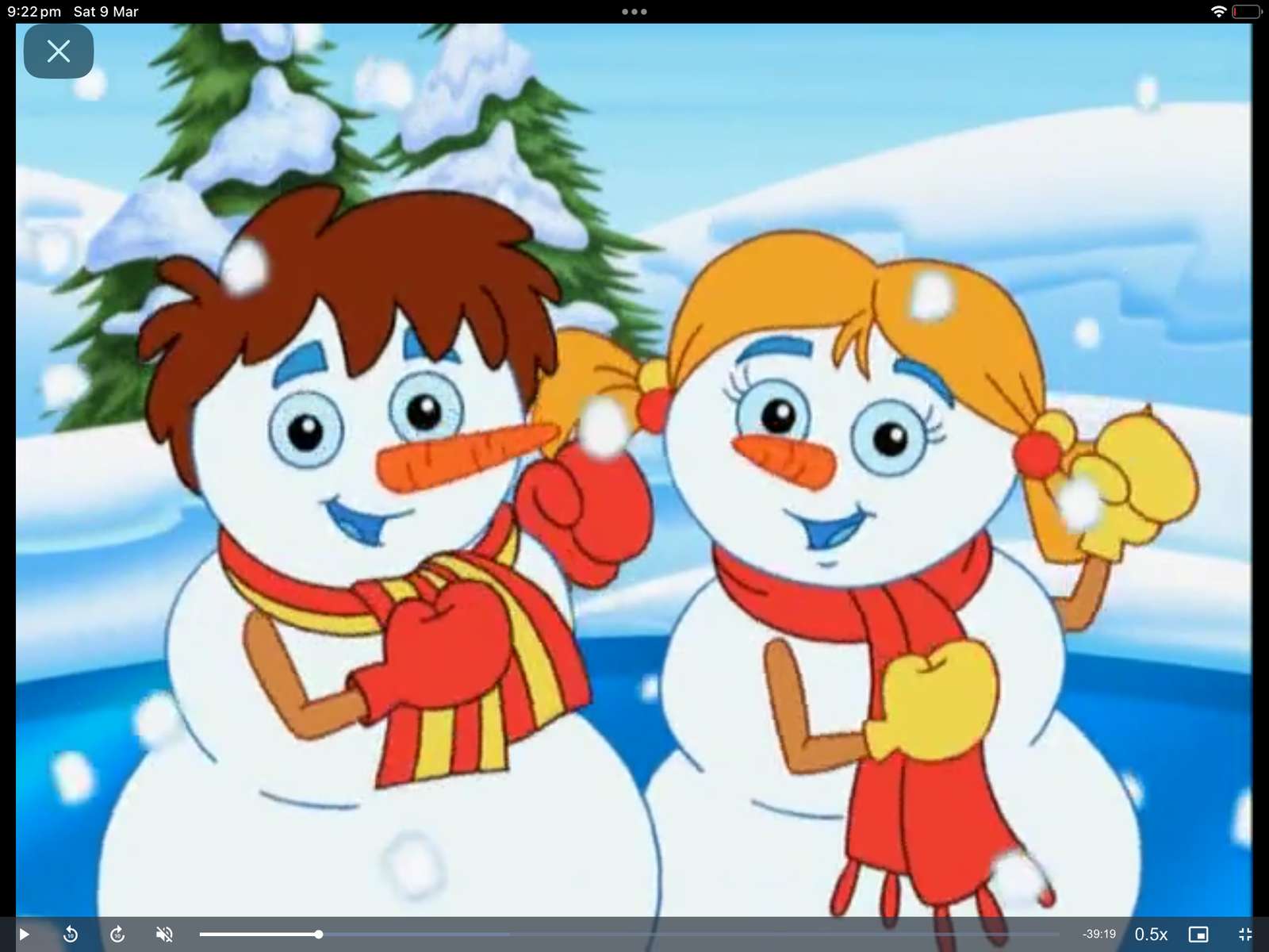 Dora de ontdekkingsreiziger Dora redt de sneeuwprinses online puzzel