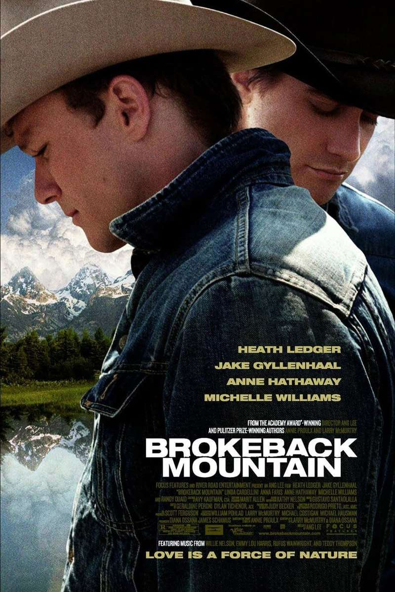 Плакат на филм Brokeback Mountain онлайн пъзел от снимка