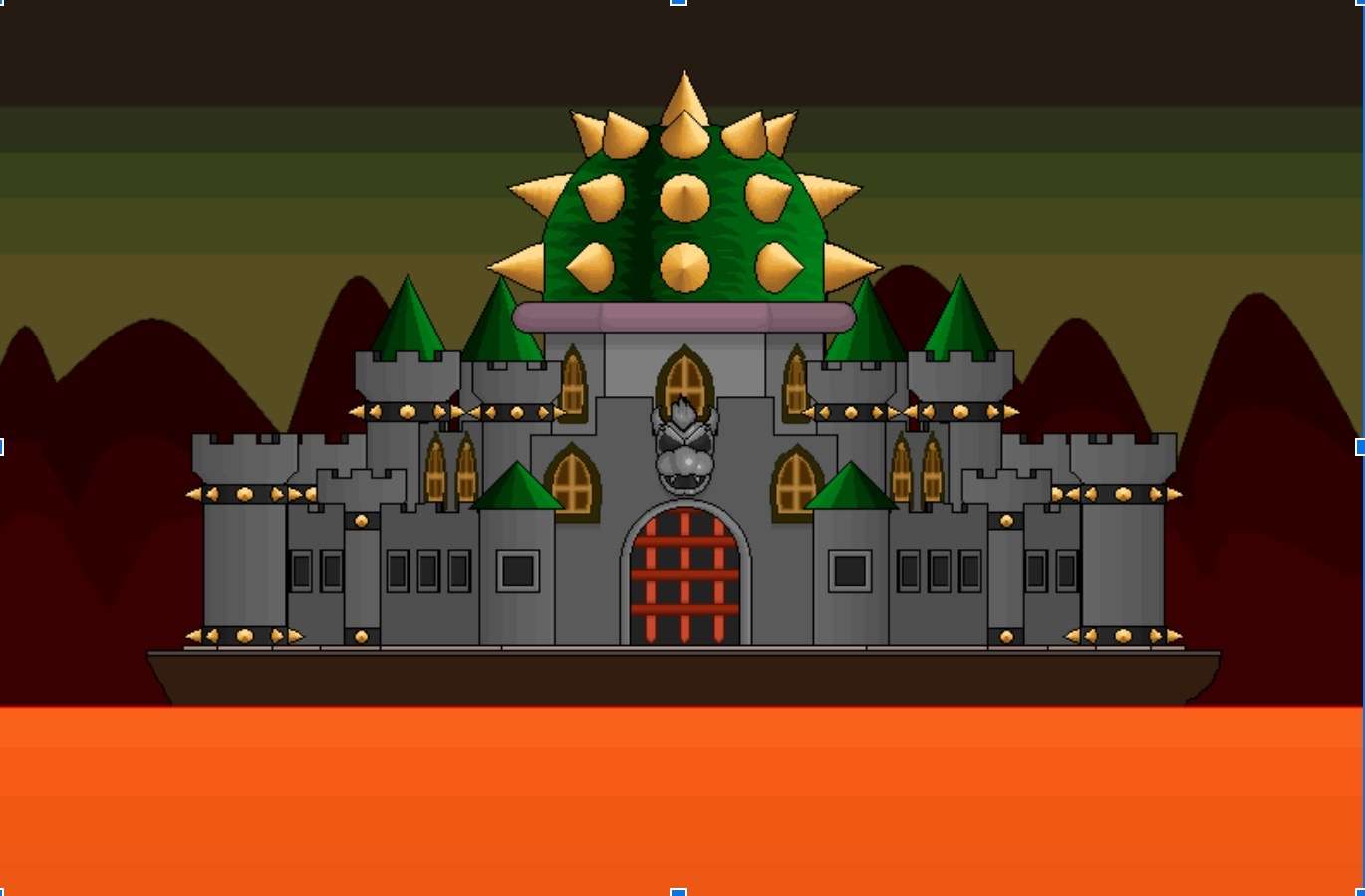 Bowserův hrad online puzzle