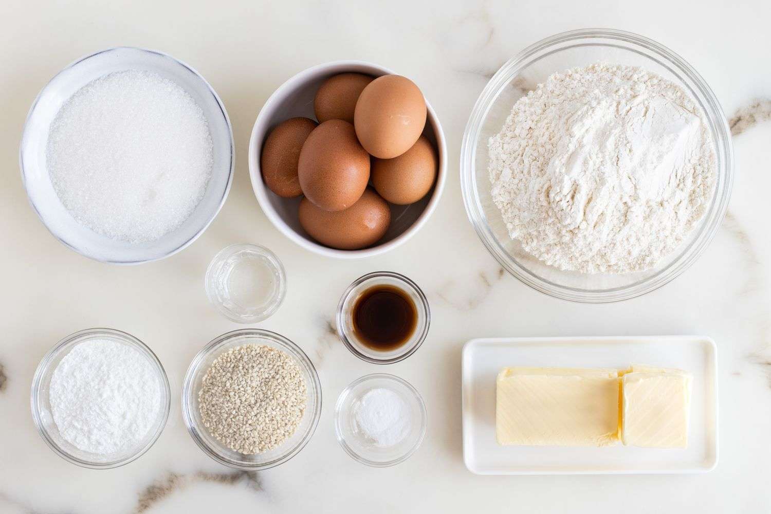Baking Ingredients puzzle online from photo