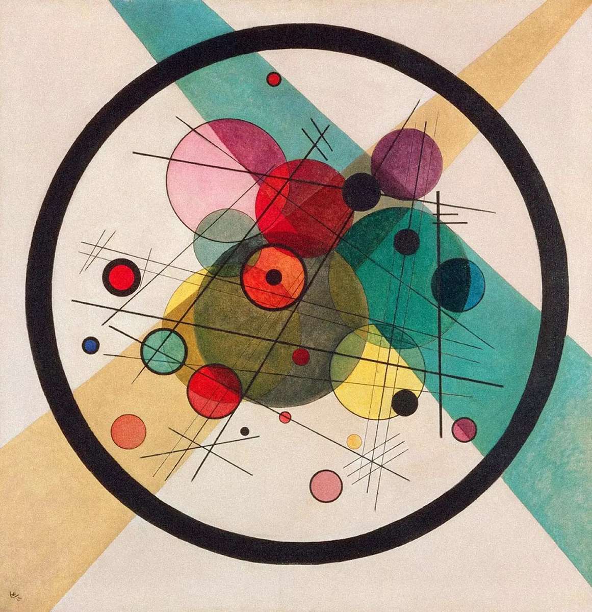 Kandinsky puzzle online from photo