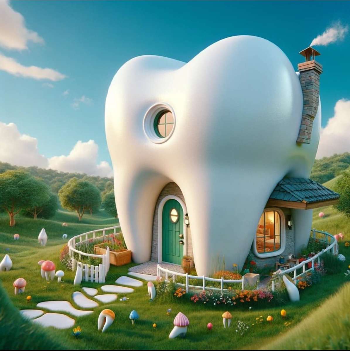 Tooth house online puzzle