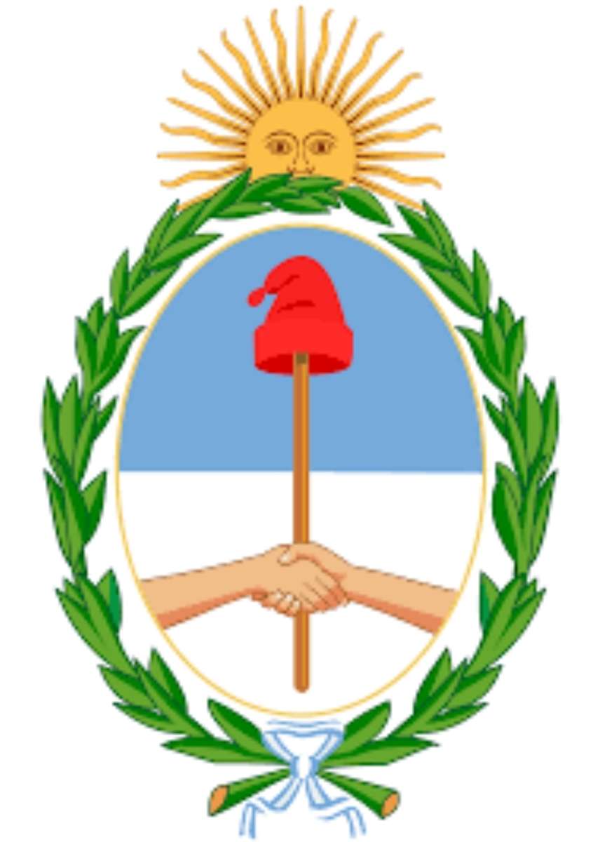 Аргентинский щит пазл онлайн из фото