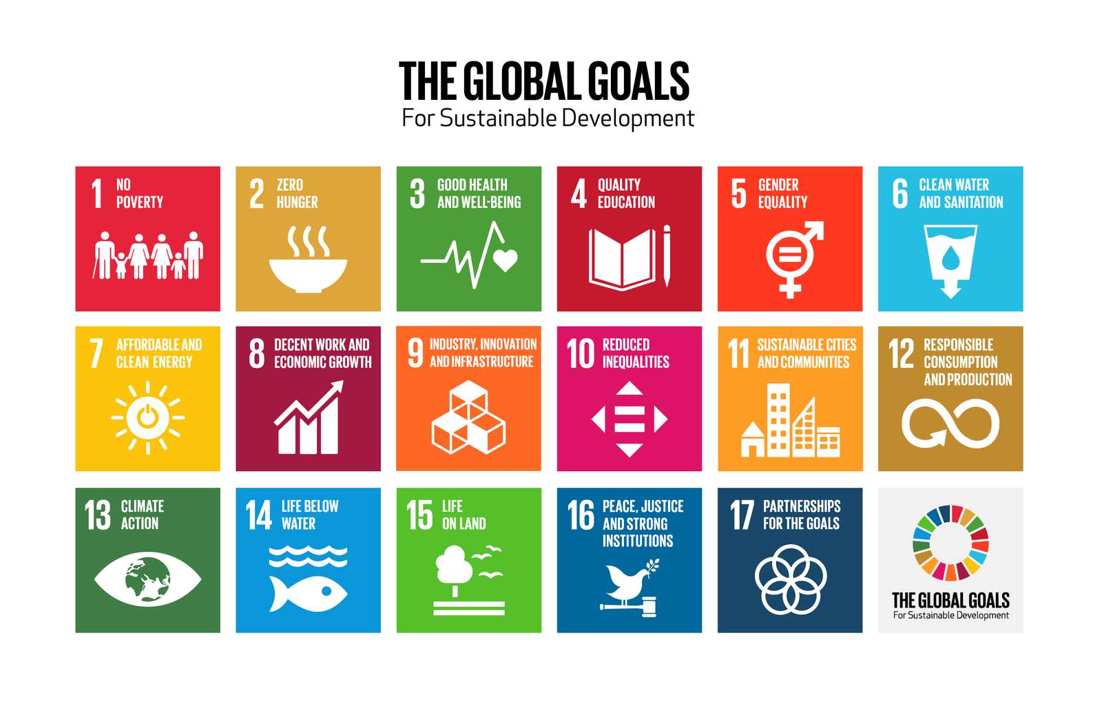 Sustainable Development Goals puzzle online from photo