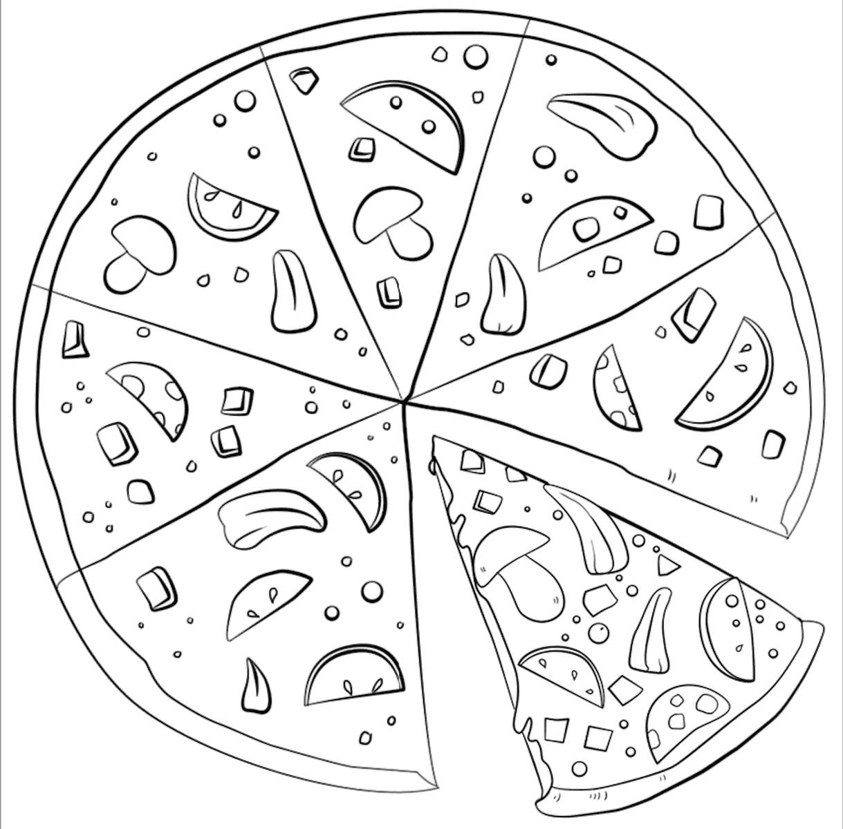 Πίτσα πίτσα online παζλ