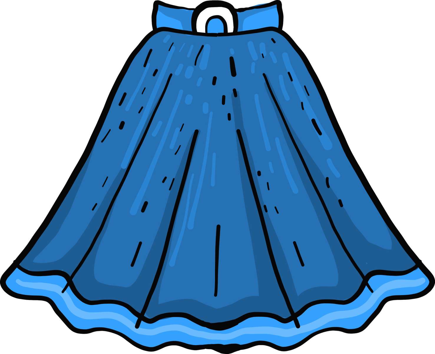 μπλε φούστα online παζλ